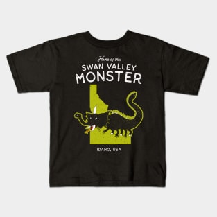 Home of the Swan Valley Monster - Idaho, USA Cryptid Kids T-Shirt